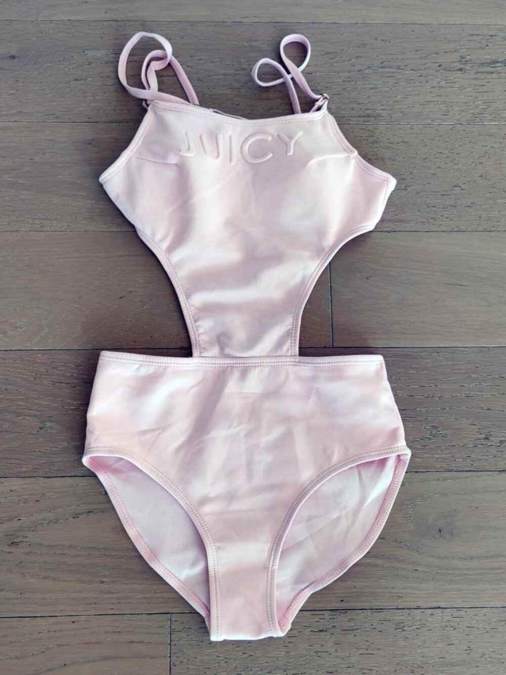 Juicy Couture Pink One-Piece Swimsuit Size Small